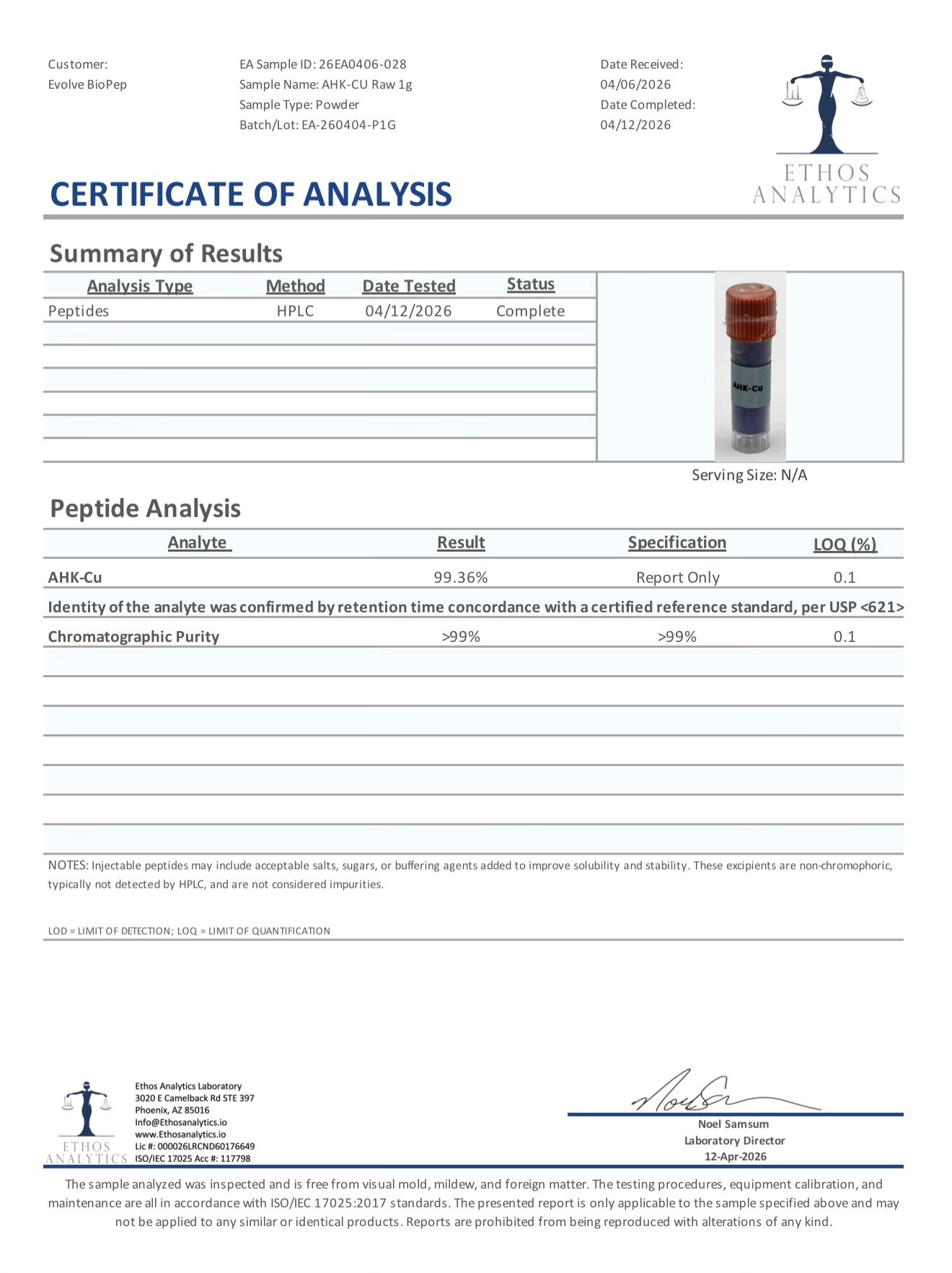 RAW AHK-CU 1G POWDER