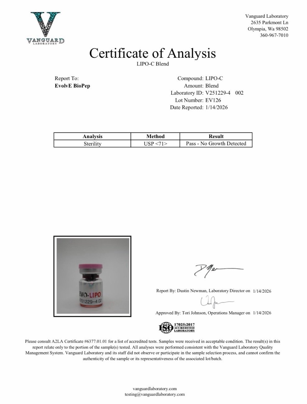 LIPOCORE-5 LIPOCORE-5