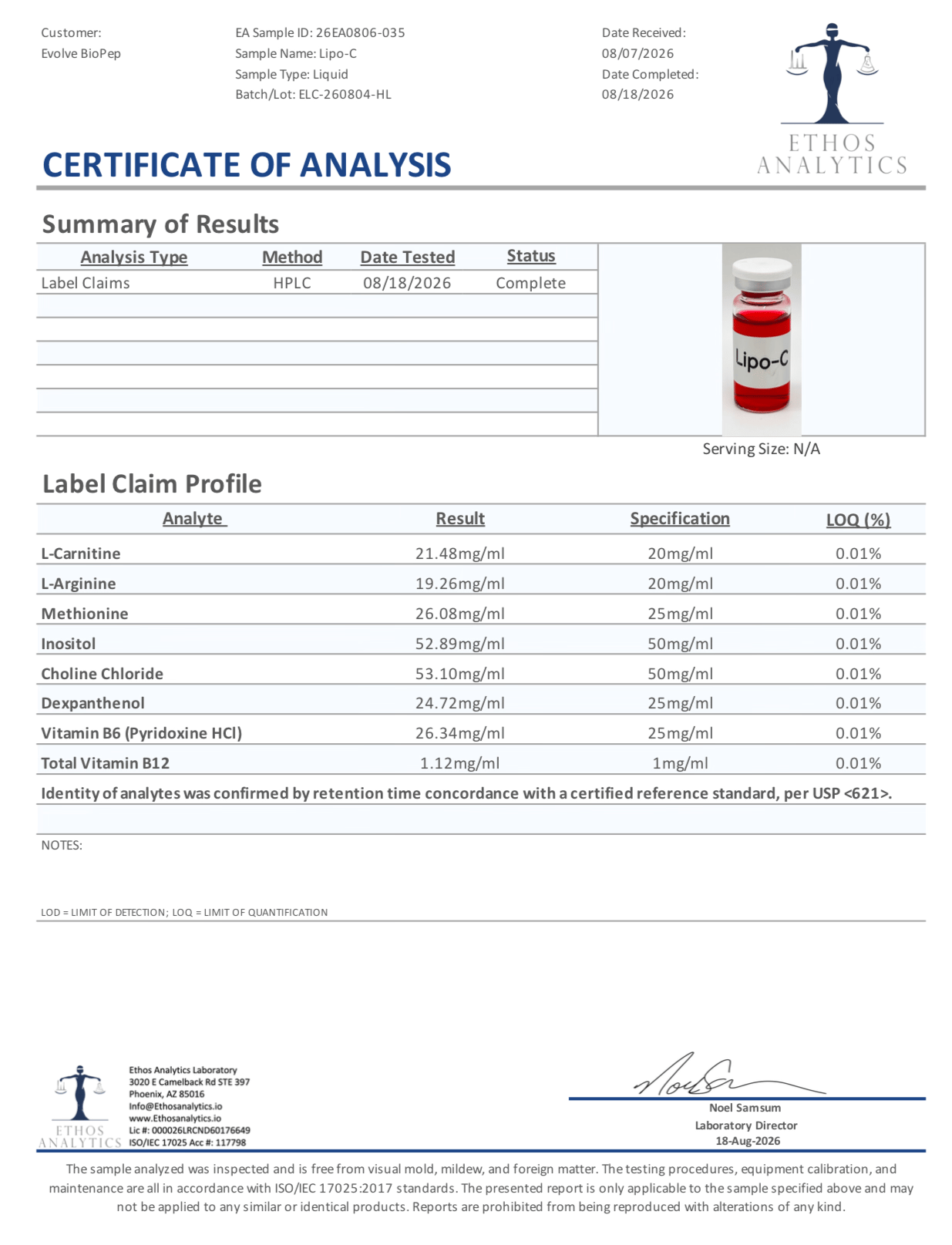 LIPO-C 10ML