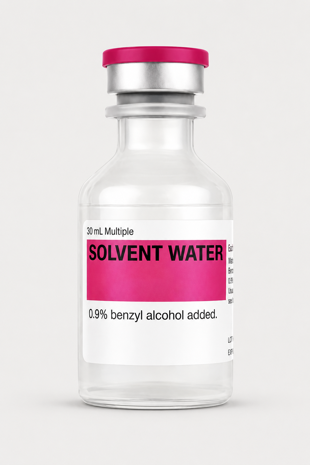 X SOLVENT WATER 0.9% BENZYL ALCOHOL 30ML