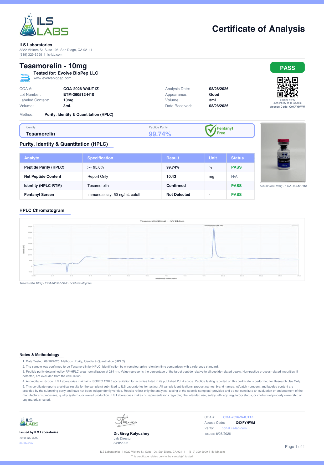 TESAMORELIN 10MG TESAMORELIN 10MG