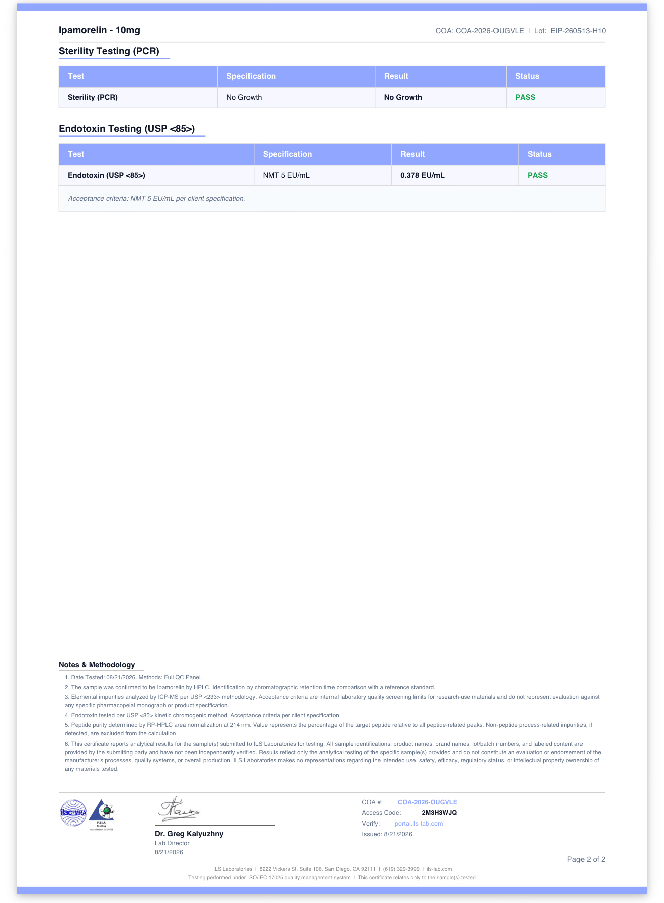 IPAMORELIN 10MG IPAMORELIN 10MG